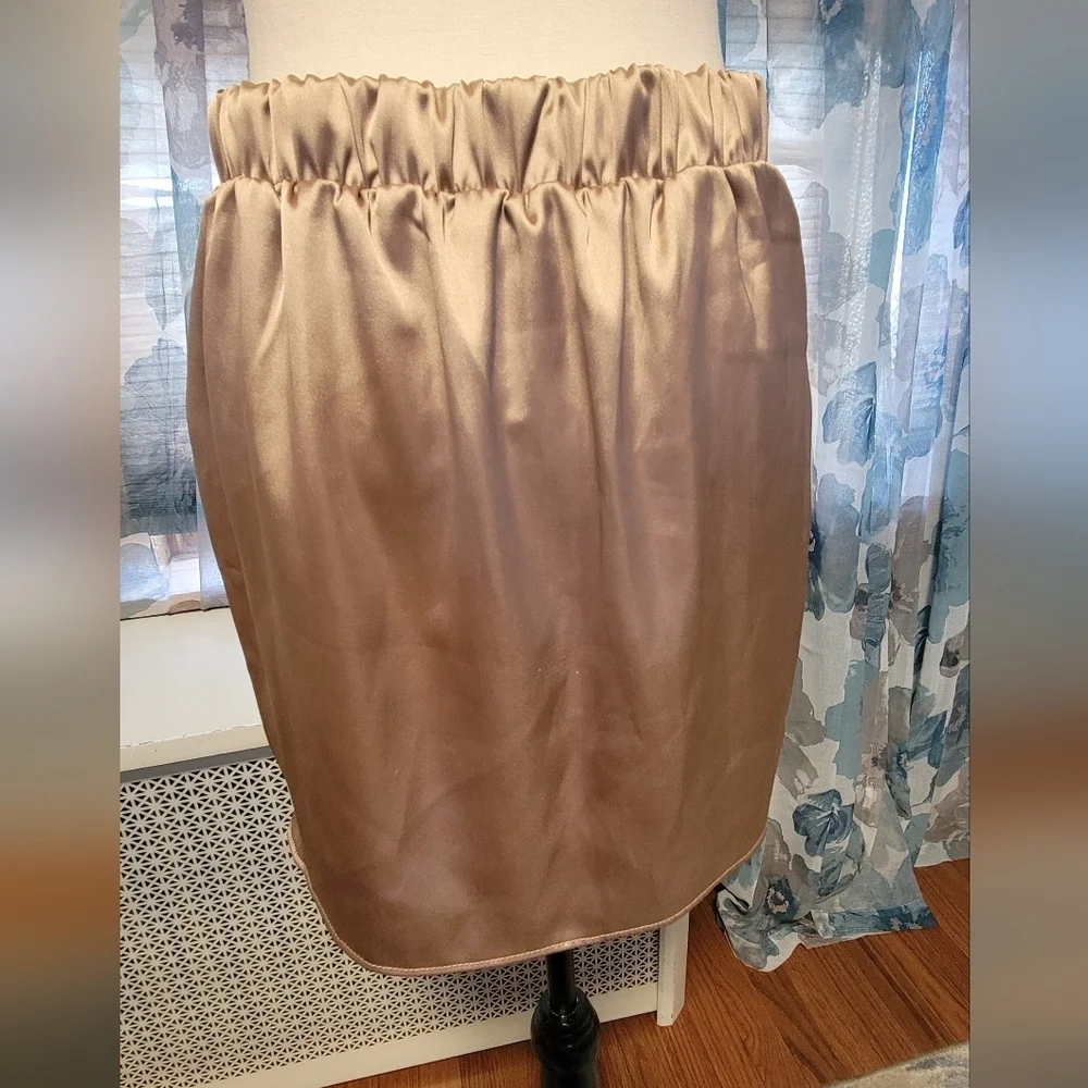 Elegant Tan Skirt - Picture 3 of 8